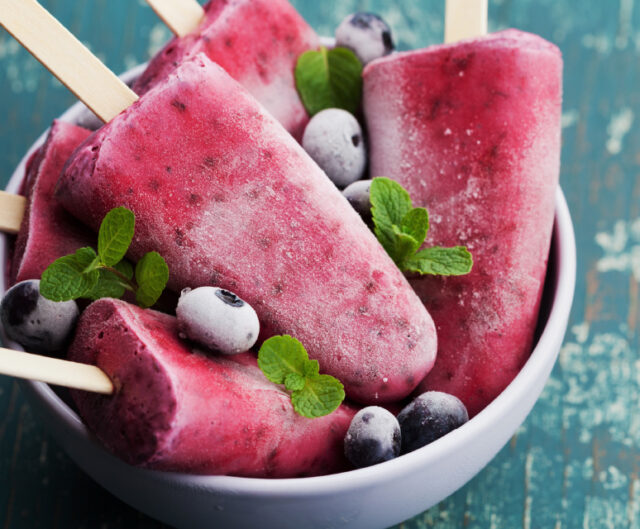 Blueberry Popscicles